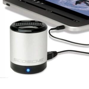 Scosche BoomCAN small wired black speaker